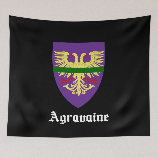 Item preview, The Heraldry of Agravaine with Text designed and sold by ScapegoatPrints.