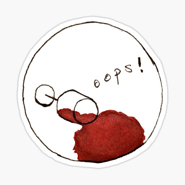 Artikel-Vorschau von Hoppla! Ich habe Wein verschüttet, designt und verkauft von sapphospothos.