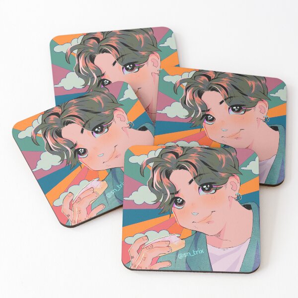 Item preview, Dynamite Jungkook eating a donut  designed and sold by Beatrixyarritu.