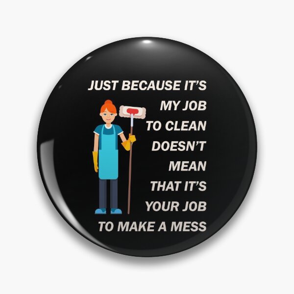 Item preview, Cleaning Lady Cleaner Janitor Custodian Funny Gift designed and sold by TastefulTees.