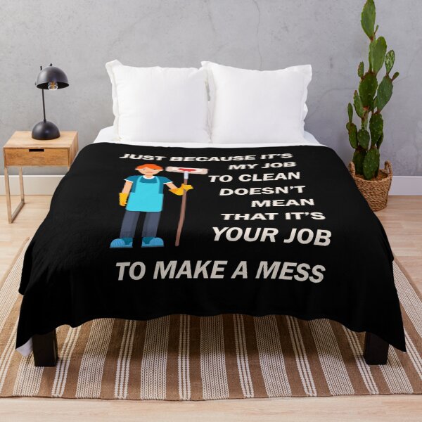 Item preview, Cleaning Lady Cleaner Janitor Custodian Funny Gift designed and sold by TastefulTees.