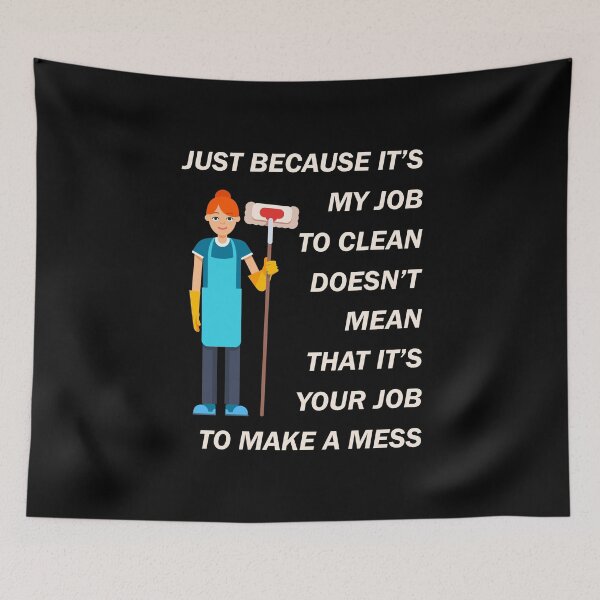 Item preview, Cleaning Lady Cleaner Janitor Custodian Funny Gift designed and sold by TastefulTees.