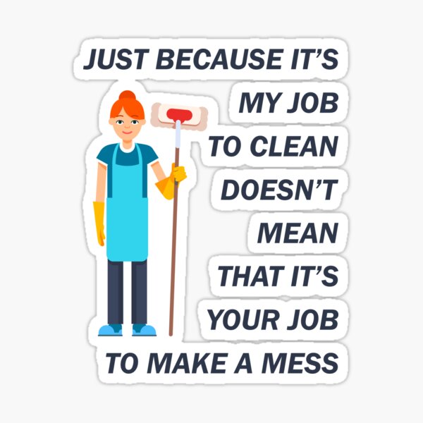 Item preview, Cleaning Lady Cleaner Janitor Custodian Funny Gift designed and sold by TastefulTees.