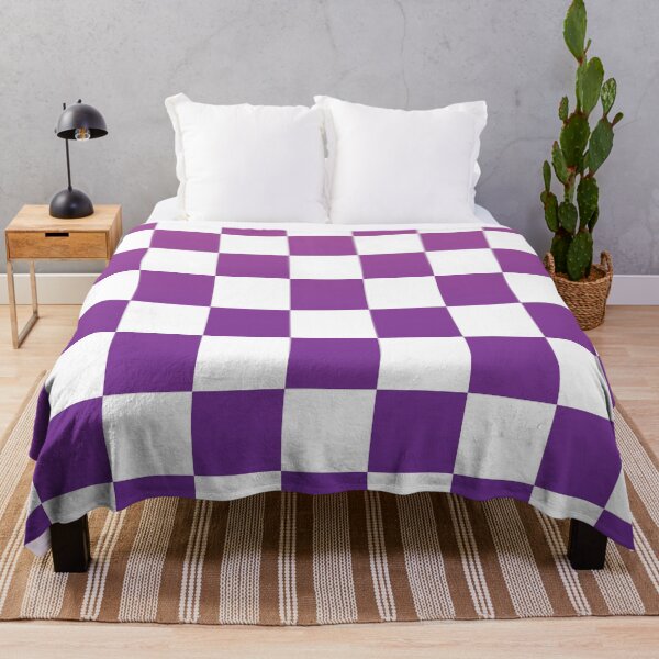Item preview, Oh Purple - Checkered Pattern designed and sold by Masayakana.
