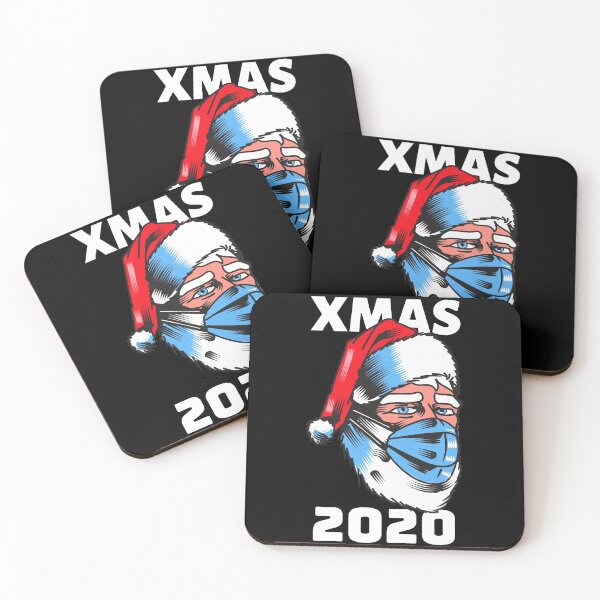 Item preview, Merry Xmas 2020-Santa Wearing His Mask - Christmas In Quarantine designed and sold by MPowerTeez.