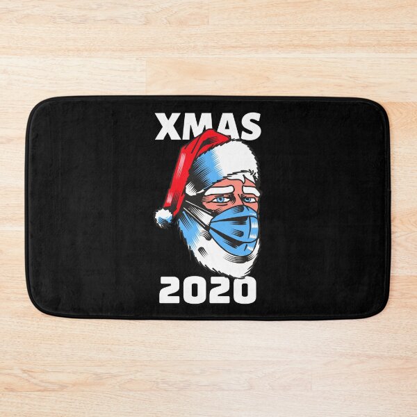 Item preview, Merry Xmas 2020-Santa Wearing His Mask - Christmas In Quarantine designed and sold by MPowerTeez.