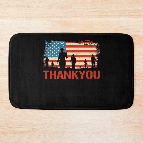 Item preview, Thank you Military Veterans Veterans Day- Honoring All Who Served American Flag Patriotic  designed and sold by Simeon	 Dorelus.