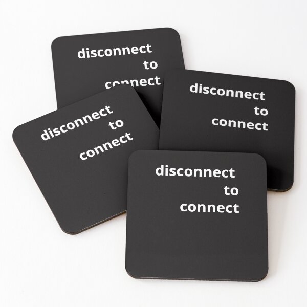 Item preview, DISCONNECT TO CONNECT - Social conscience designed and sold by Juliano-Designs.