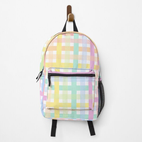 Item preview, Pastel Rainbow Gingham  designed and sold by newburyboutique.