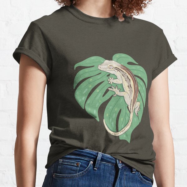 Gargoyle Gecko & Monstera Classic T-Shirt