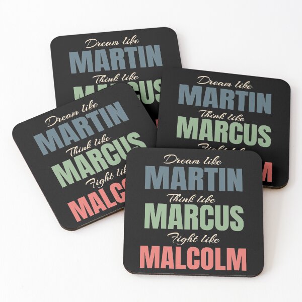 Item preview, Dream Like Martin, Think Like Marcus, Fight Like Malcolm designed and sold by MimsTees.