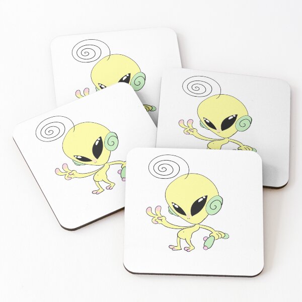 Item preview, Alien Peace (Yellow Green and Pink) designed and sold by gross-girl99.