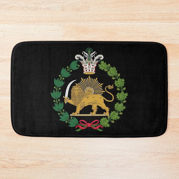 Item preview, Imperial Coat of arms of Iran. Qajar Dynasty designed and sold by ArtEntwined.