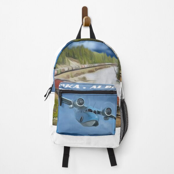 Item preview, Alaska to Alberta Railway Vintage Style Poster 2020 Grumman Goose by Kobeh Alaska designed and sold by Kobeh.