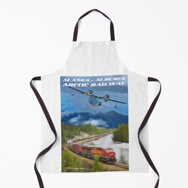 Item preview, Alaska to Alberta Railway Vintage Style Poster 2020 Grumman Goose by Kobeh Alaska designed and sold by Kobeh.