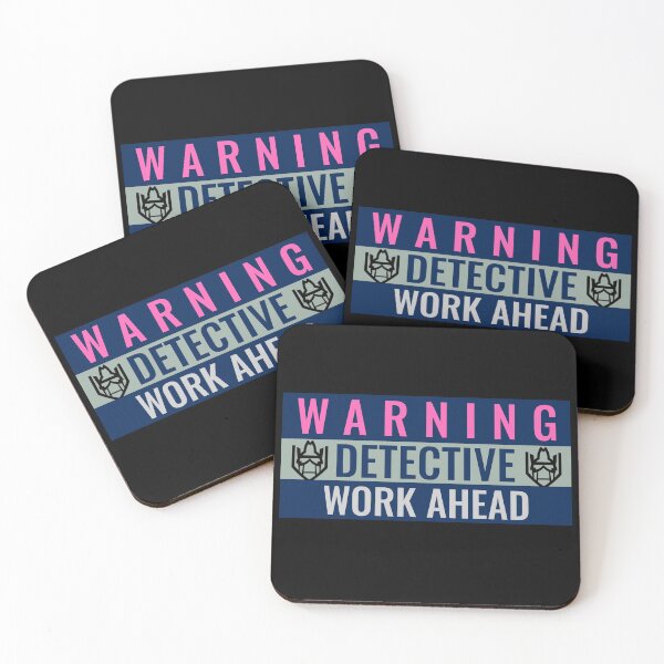 Item preview, WARNING DETECTIVE WORK AHEAD designed and sold by Butleronice.
