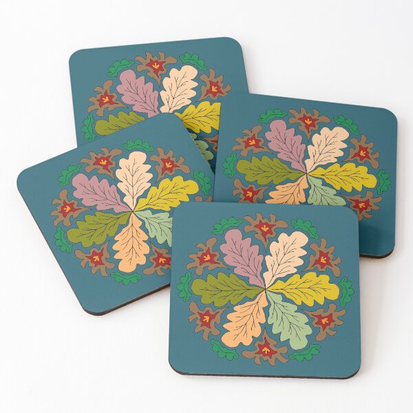 Item preview, Autumn Mandala Leaves designed and sold by myrbpix.