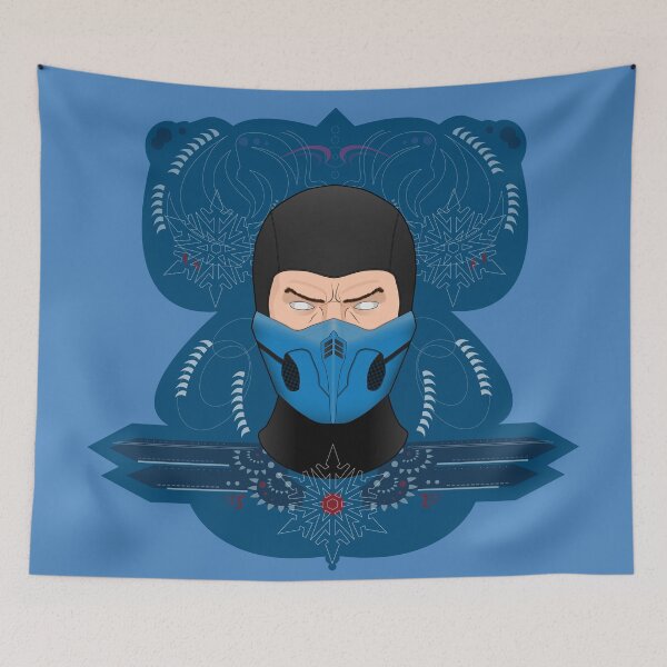 Aperçu de l'œuvre Ninja techno bleu créée et vendue par Rongway76.
