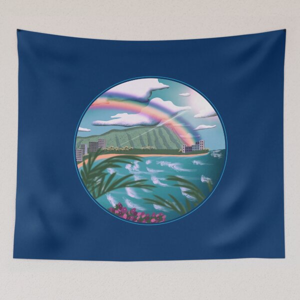 Item preview, Waikiki Diamond Head Honolulu Oahu Paradise  designed and sold by Albert Diggs.