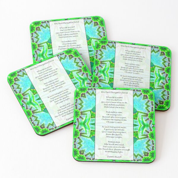 Item preview, The Neon Navigation Portal Poem by Pamela Storch designed and sold by Pamela Storch.