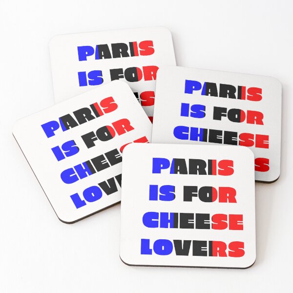 Item preview, Paris is for Cheese Lovers - Wht designed and sold by coolfinds.