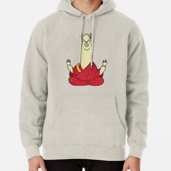 Dali Llama Pullover Hoodie