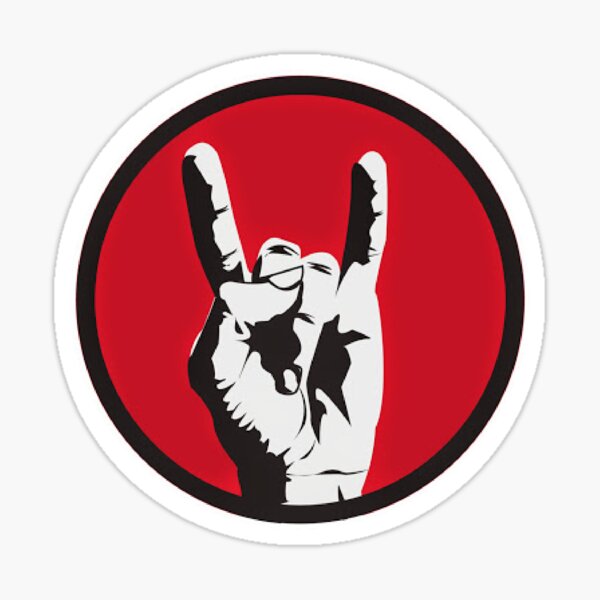 Rock On Sticker for Sale by Bogdan86