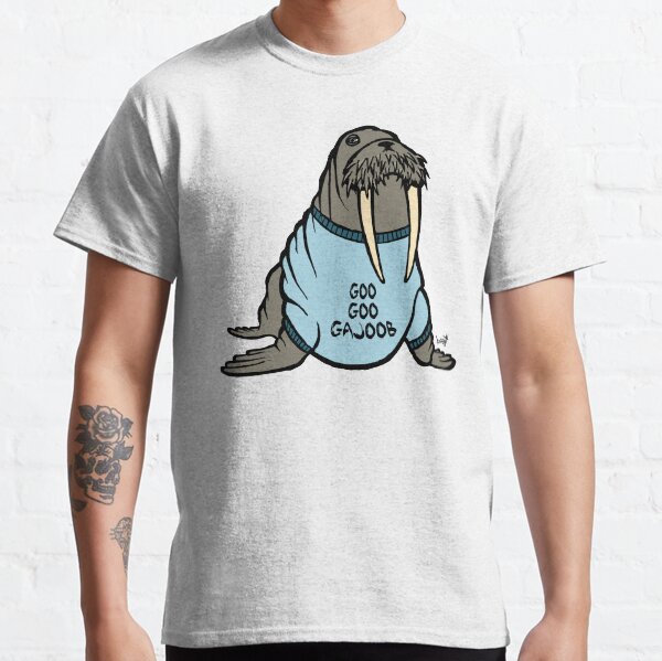 Walrus Wearing t-shirt Classic T-Shirt