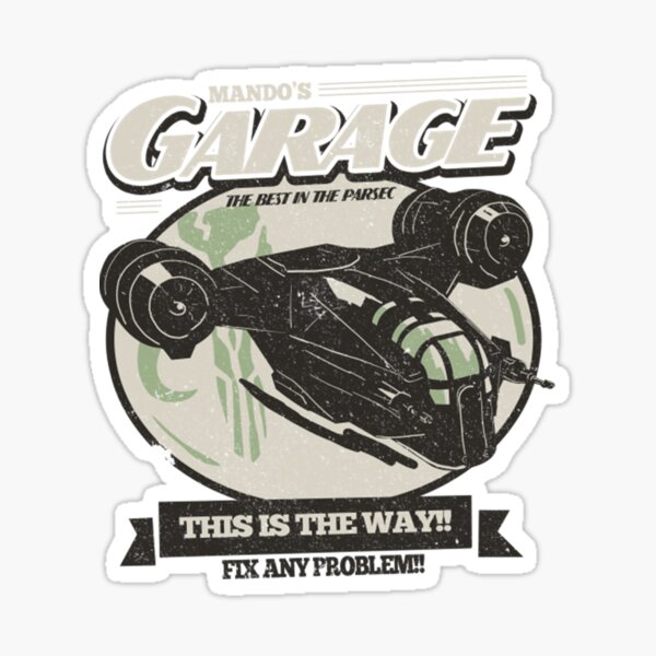 Item preview, Mando's Garage designed and sold by Coralineraes.