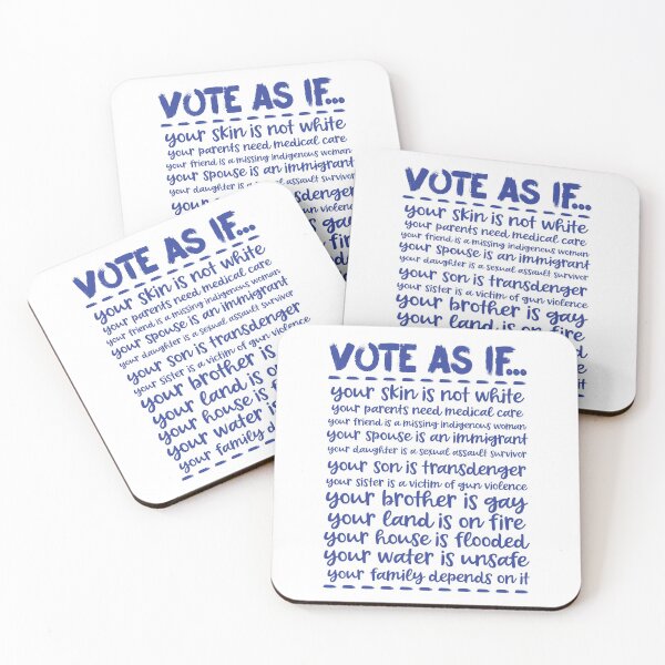 Item preview, VOTE AS IF your family depends on it. designed and sold by ROSEBLUE Orignals.
