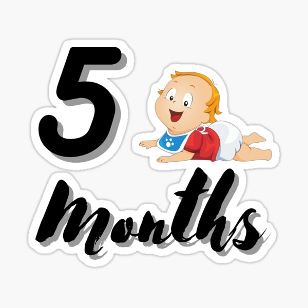 Baby Clothes 5 Months Sticker By Ksazariah Redbubble