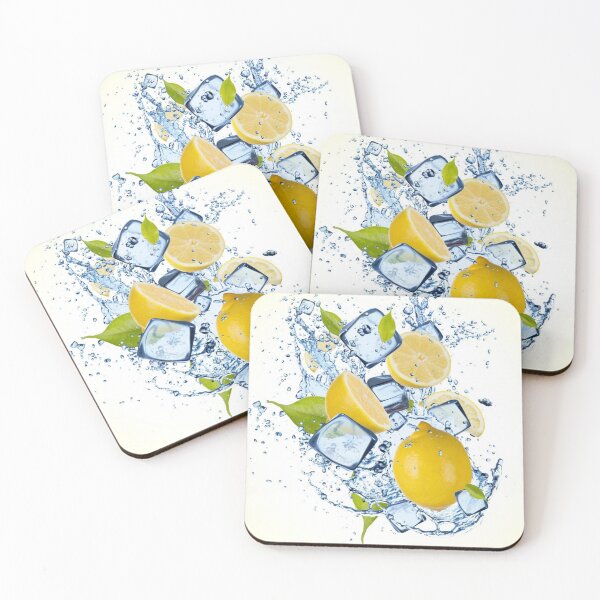 Item preview, Lemon with ice cubes designed and sold by Kiraslife.