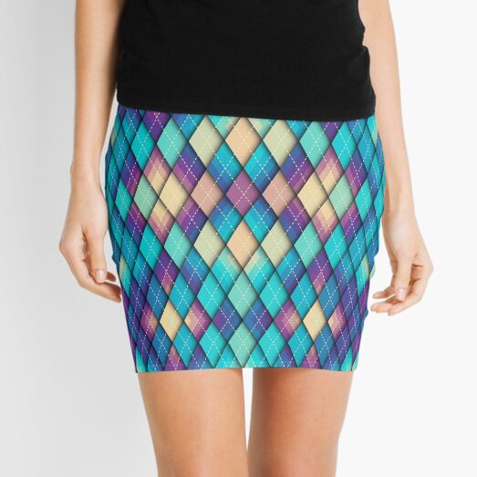 Stained Glass Twilight Mini Skirt