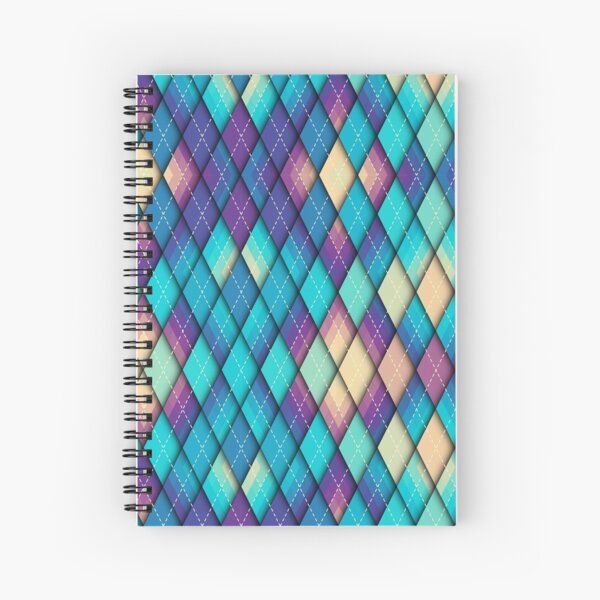 Stained Glass Twilight Spiral Notebook