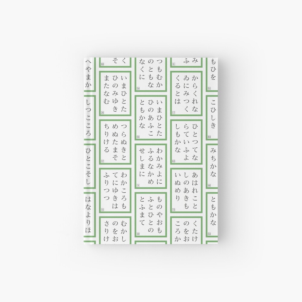Karuta Multi Card Pattern Hardcover Journal For Sale By Bekahthebutler Redbubble