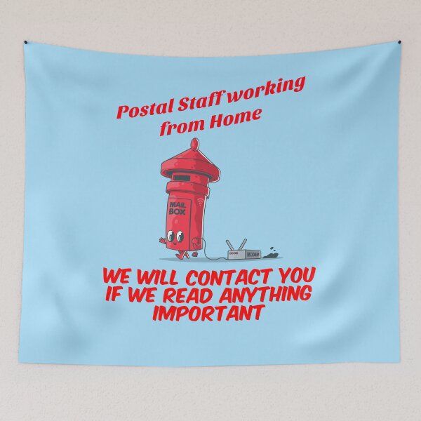 Item preview, Work from Home Postal Service Lockdown designed and sold by bradm50.