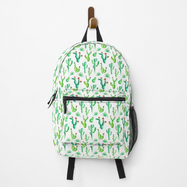 Item preview, Cacti cactus pattern with flowers watercolour  designed and sold by Laura Ioana V.