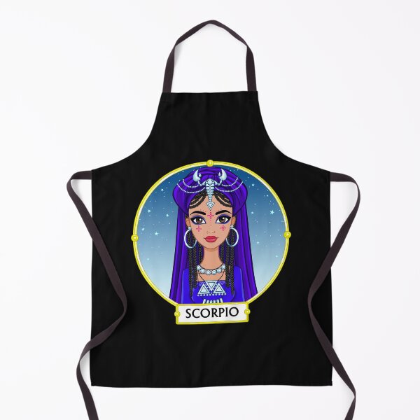 Item preview, Zodiac sign Scorpio. Fantastic princess, animation portrait. Background - a frame, the night star sky. designed and sold by YanaZvereva.
