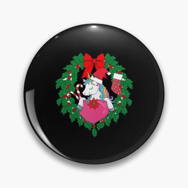 Item preview, Unicorn Christmas Wreath designed and sold by leBoosh-Designs.