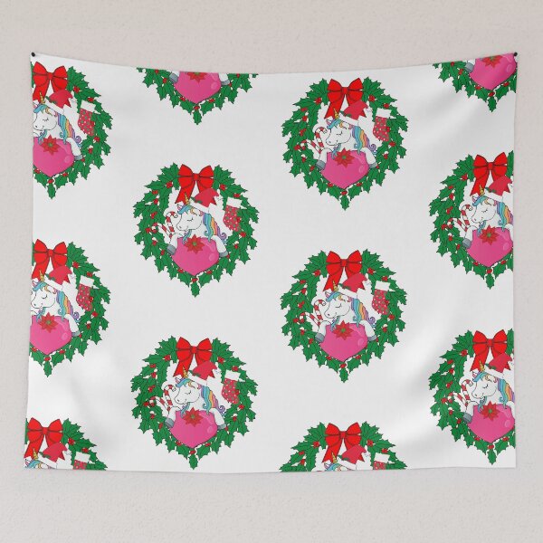 Item preview, Unicorn Christmas Wreath designed and sold by leBoosh-Designs.
