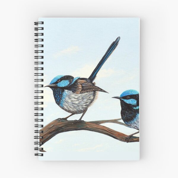 Item preview, Curious Fairy Wrens designed and sold by Linda Callaghan.
