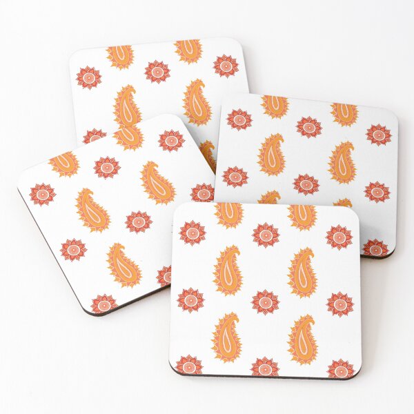 Item preview, paisley and flower on white designed and sold by Geetika Batra.