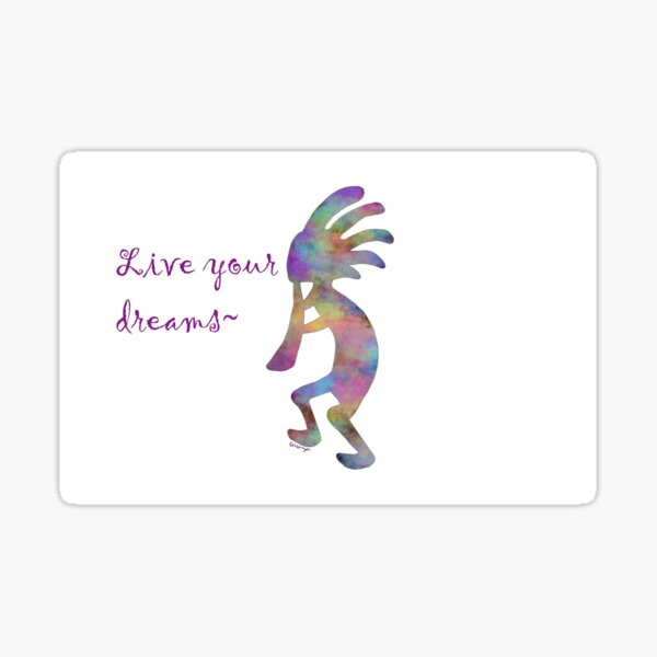 Live your dreams Sticker