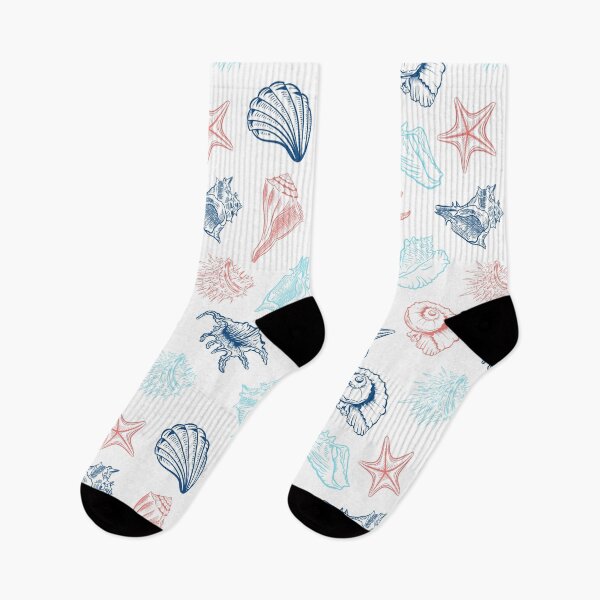 Item preview, Seashells and starfish vector seamless pattern designed and sold by skazka111.