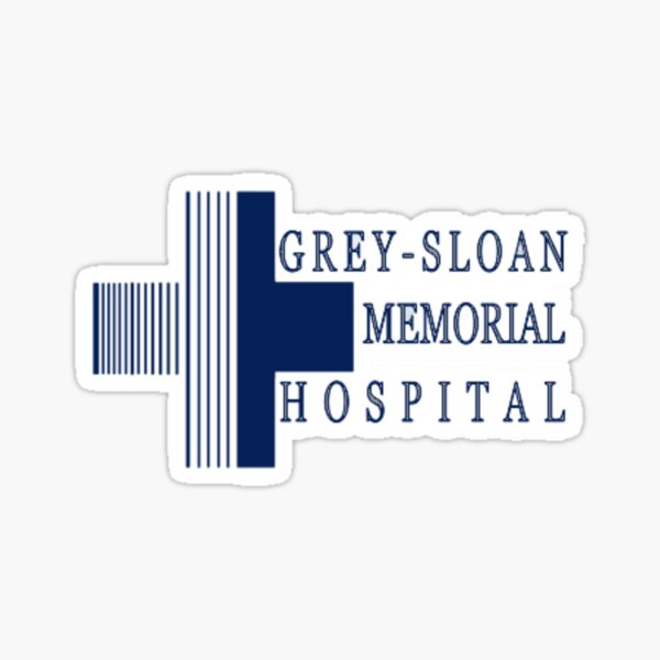 Graues Sloan Memorial Hospital Logo Sticker