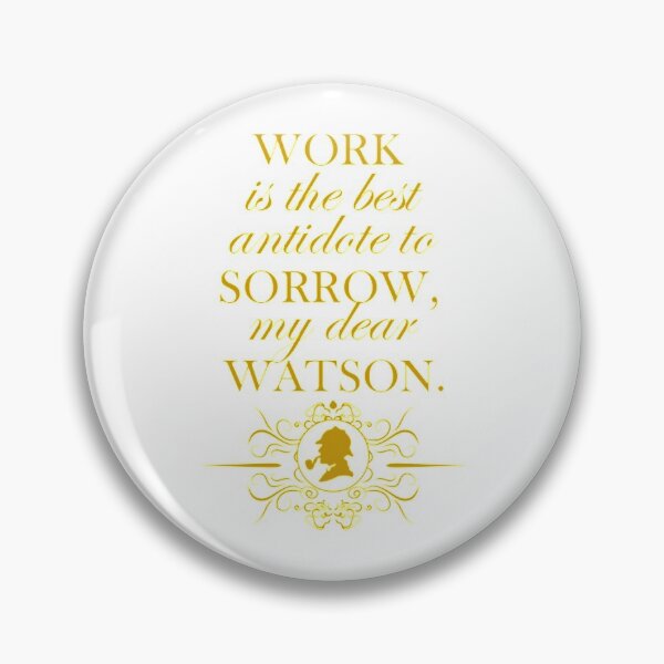 Item preview, Sherlock Quotes 221B Baker St. British Detective Vintage Literary Gifts designed and sold by TopTeeShop.