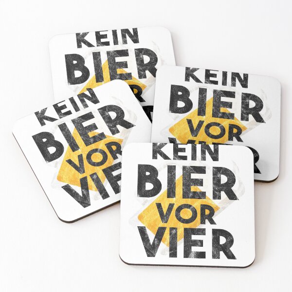 Artikelvorschau, Kein Bier vor vier Geschenkidee entworfen und verkauft von Marco Damm.