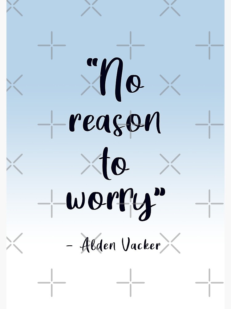 "No reason to worry" Spiral Notebook for Sale by corbrand Redbubble