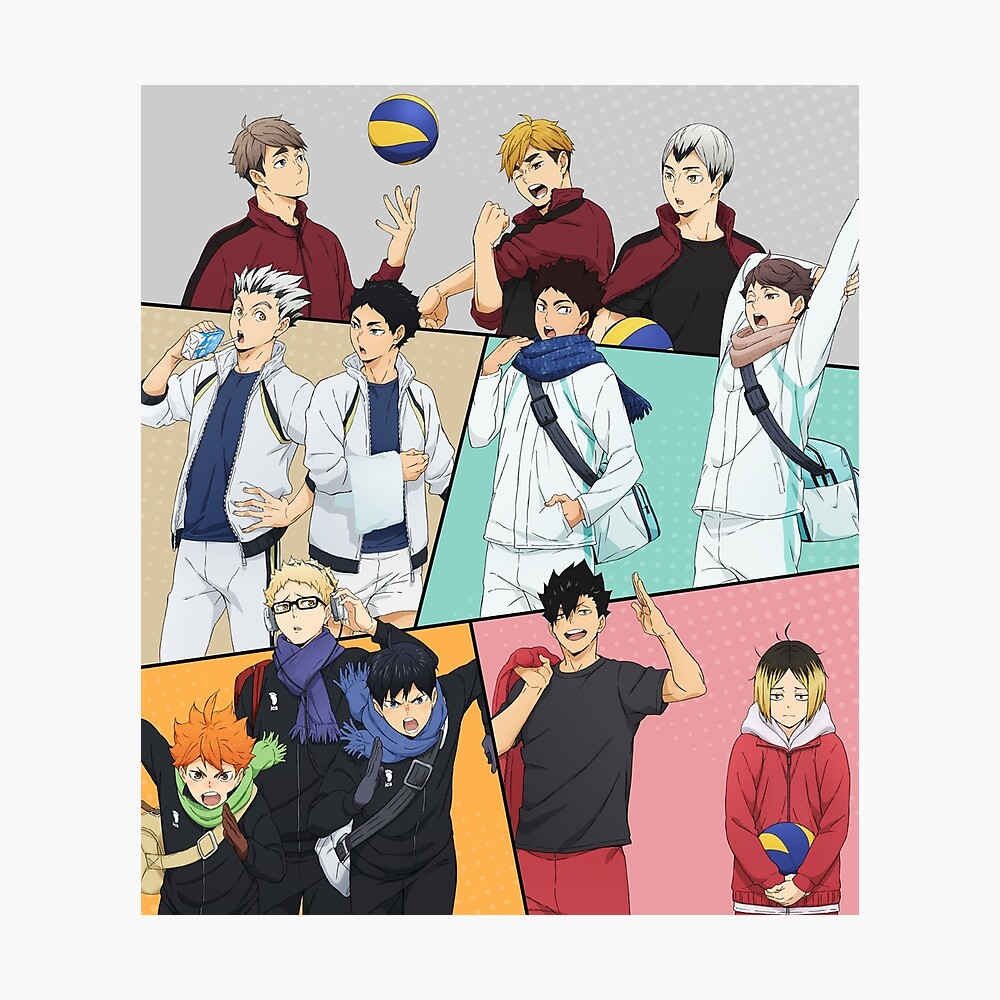 Haikyuu To The Top Poster 24 X 26 Poster By Riddkki Redbubble