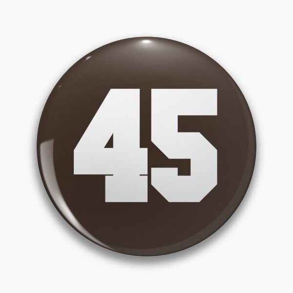 Item preview, 45 Number Cleveland Sports Fourty-Five Brown Jersey designed and sold by HelloFromAja.